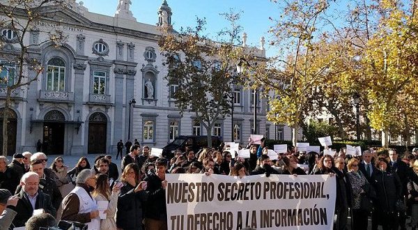 Испанский суд не считается с правом журналистов на профессиональную тайну