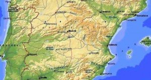 географическая карта испании